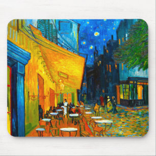 Van Gogh Café Terrasse am Abend Mousepad