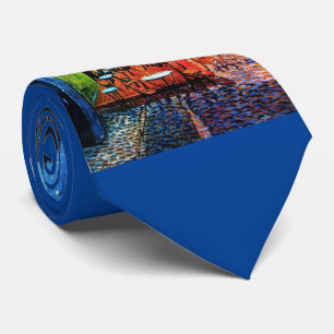 Van Gogh, Cafe Terrasse bei Nacht, Art Krawatte