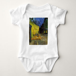 Van Gogh; Cafe Terrasse bei Nacht Baby Strampler