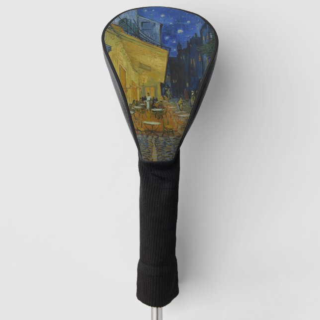 Van Gogh Cafe Terrasse bei Nacht Golf Headcover (Vorderseite)
