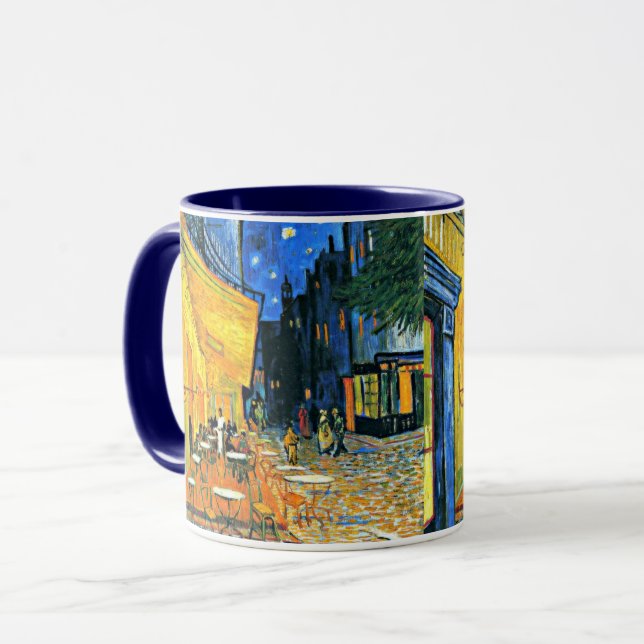 Van Gogh - Cafe Terrasse, berühmtes Bild Tasse (Vorderseite Links)