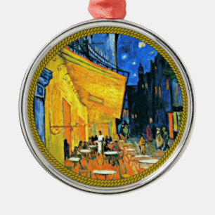 Van Gogh - Cafe Terrasse, berühmtes Gemälde, Ornament Aus Metall