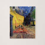 Van Gogh - Café-Terrasse nachts (1888) Puzzle<br><div class="desc">Die Kunst des niederländischen Impressionistmalers Vincent van Gogh (1853-1890).</div>