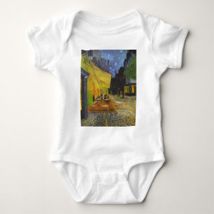 Van Gogh Cafe Terrasse Post-Impressionist Baby Strampler