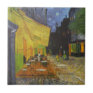 Van Gogh Cafe Terrasse Post-Impressionist Fliese