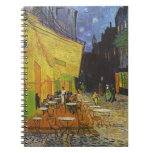 Van Gogh Cafe Terrasse Post-Impressionist Notizblock