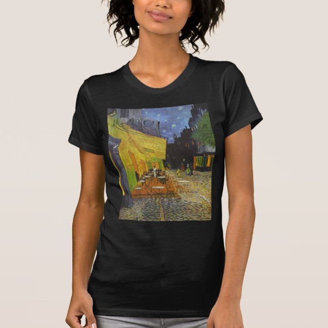 Van Gogh Cafe Terrasse Post-Impressionist T-Shirt (Vorderseite)