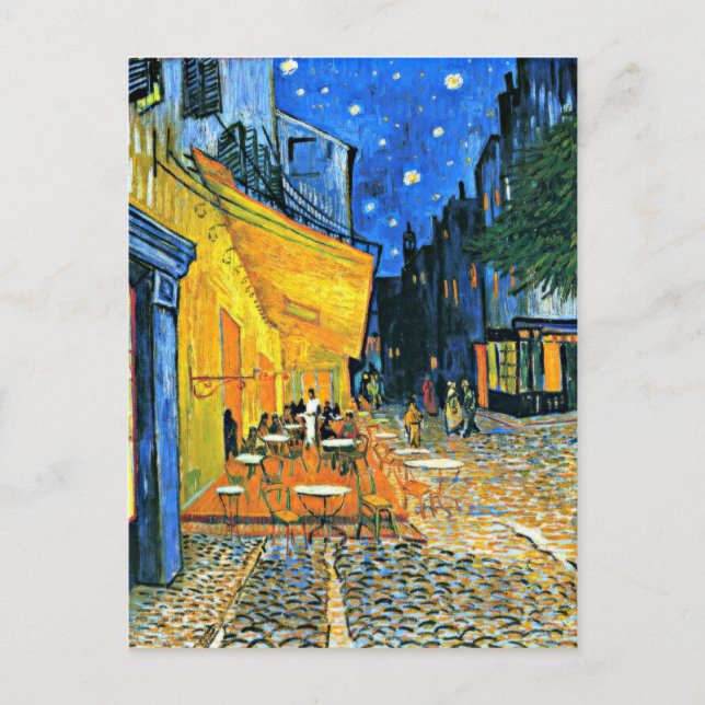 Van Gogh - Cafe Terrasse Postkarte (Vorderseite)