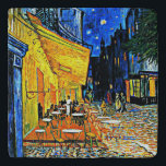 Van Gogh - Cafe Terrasse Töpfeuntersetzer<br><div class="desc">Cafe Terrace,  berühmtes Gemälde von Vincent van Gogh</div>