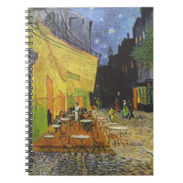 Van Gogh Café-Terrasse-Zeitschrift Notizblock