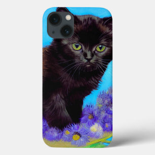 Van Gogh Cat und Blume Case-Mate iPhone Hülle