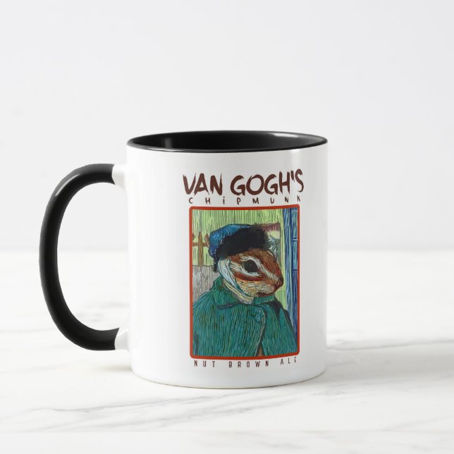 Van Gogh-Chipmunk-Tasse Tasse (Links)