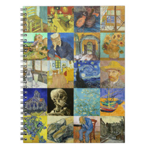 Van Gogh-Collage Notizblock