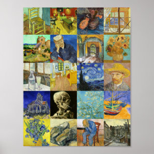 Van Gogh Collage Poster