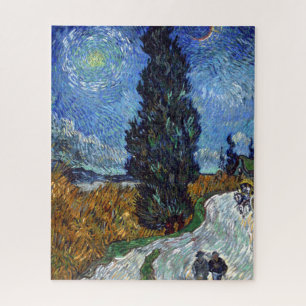 Van Gogh Country Road Cypress Artwork Puzzle