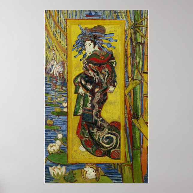 Van Gogh - Courtesan (After Eisen) Poster (Vorne)