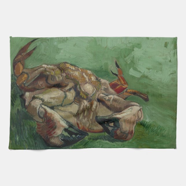 Van Gogh Crab auf der Rückseite (F605)Fine Art Handtuch (Horizontal)