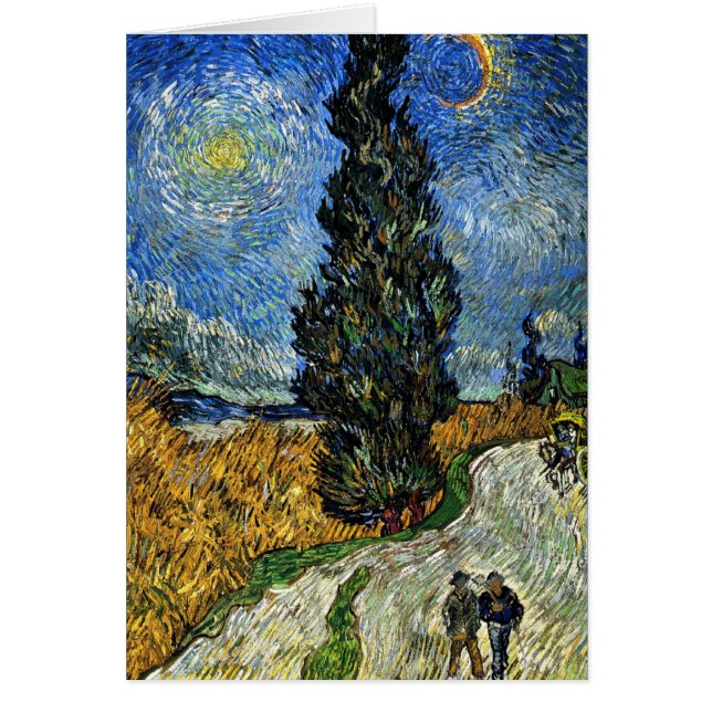 Van Gogh - Cypress gegen einen Starry Sky (Vorne)