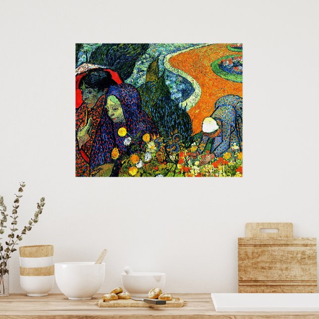 Van Gogh - Damen von Arles, Poster (Küche)