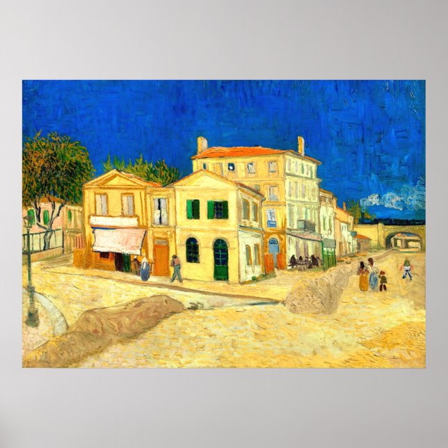 Van Gogh, Das Gelbe Haus,  Poster (Vorne)