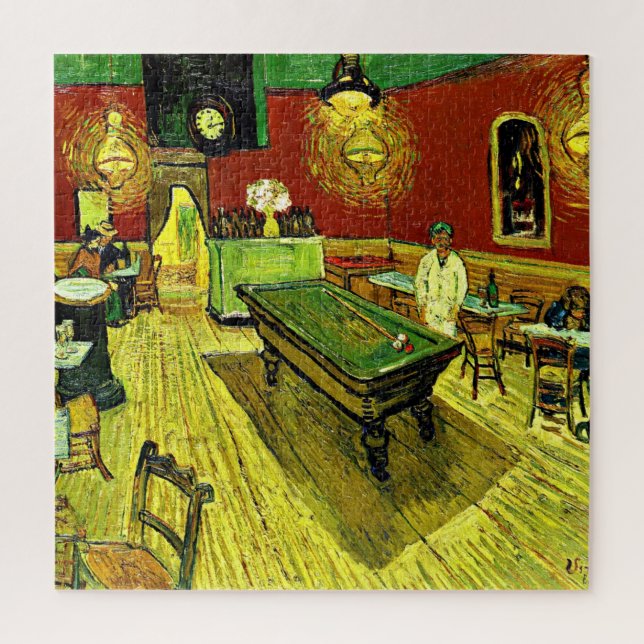 Van Gogh - Das Nachtcafe Puzzle (Vertikal)