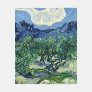 Van Gogh Das Olive Trees Landschaftsbild Fleecedecke