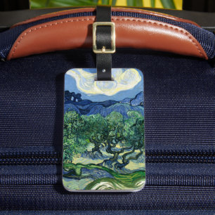 Van Gogh Das Olive Trees Landschaftsbild Gepäckanhänger