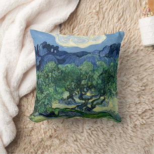 Van Gogh Das Olive Trees Landschaftsbild Kissen