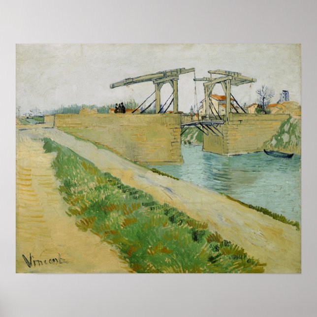 Van Gogh - De Brug Langlois Poster (Vorne)
