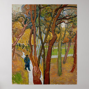 Van Gogh - Der Garten des Hospitals von Saint Paul Poster