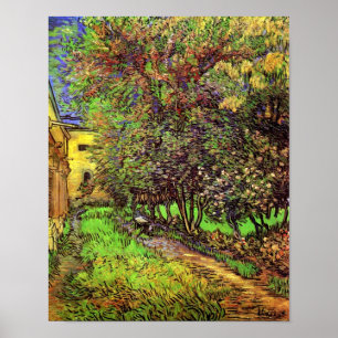 Van Gogh - Der Garten des Saint-Paul-Hospitals Poster