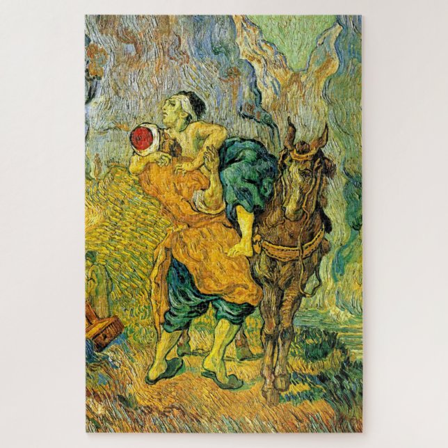 Van Gogh - Der gute Samariter Puzzle (Vertikal)