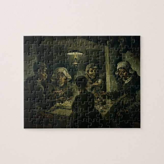 Van Gogh Der Kartoffelesser  Puzzle (Horizontal)