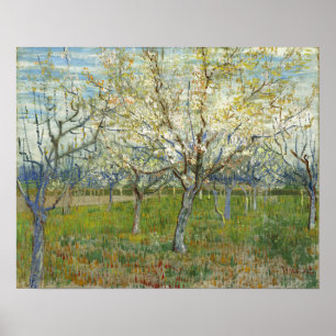 Van Gogh - Der rosa Orchard Poster