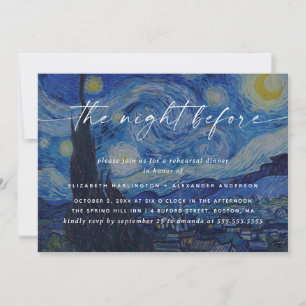 Van Gogh Der Sternenhimmel   Kunst-Probeessen-Einl Einladung