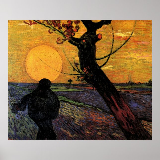 Van Gogh, der Vintage Bauer der Bauern Poster (Vorne)