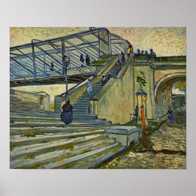 Van Gogh - Die Brücke von Trinquetaille Poster (Vorne)