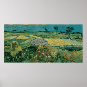 Van Gogh - Die Ebene von Auvers Poster
