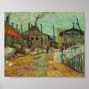 Van Gogh - die Fabrik bei Asnieres Poster