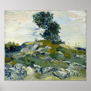 Van Gogh - Die Felsen Poster