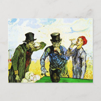 Van Gogh - Die Getränke, berühmte Gemälde, Postkarte