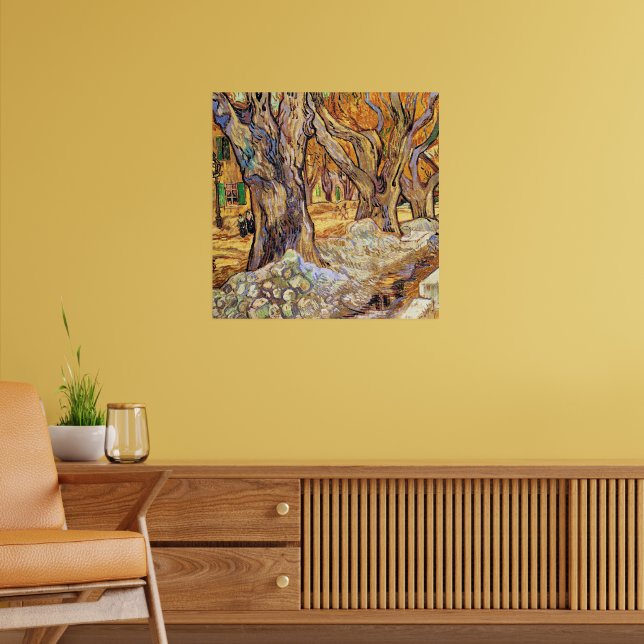 Van Gogh - Die großen Platanen, Poster (Wohnzimmer 2)