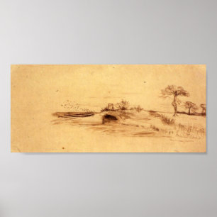 Van Gogh - Die Höhle von Machpelah Poster