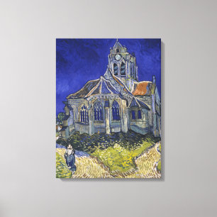 Van Gogh Die Kirche in Auvers Blauer Himmel Kunst Leinwanddruck