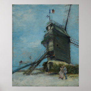 Van Gogh - Die Mühle von La Galette Poster