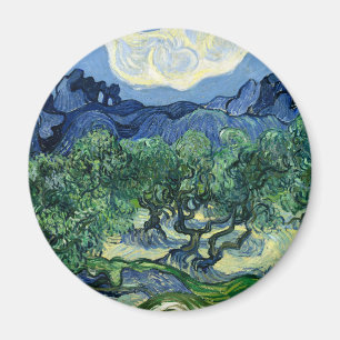 Van Gogh Die Olivenbäume Landschaftsgemälde Magnet