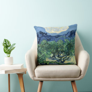 Van Gogh Die Olivenbäume Landschaftsmalerei Kissen