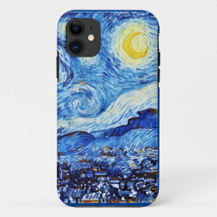 Van Gogh - Die Sternennacht - White Christmas Post Case-Mate iPhone Hülle