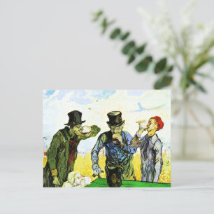 Van Gogh - Die Trinker, berühmtes Gemälde,  Postkarte