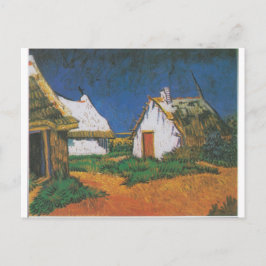 Van_Gogh_-_Drei_weiße_Hütten_in_Saintes-Maries Postkarte